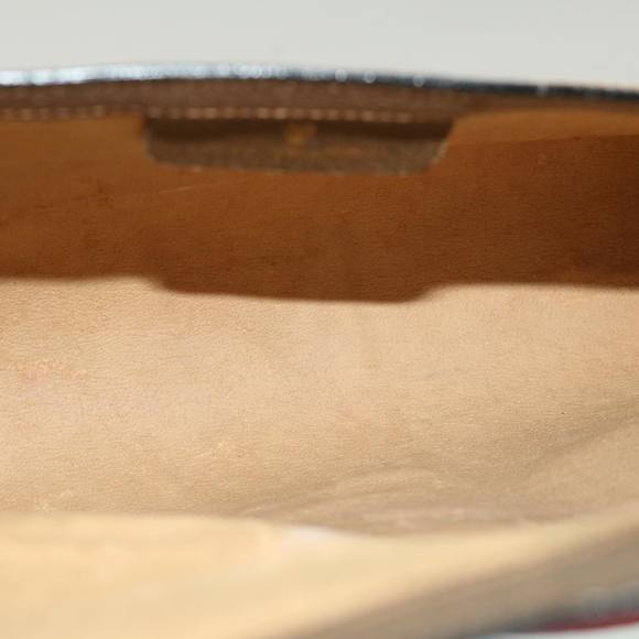 GUCCI Web Sherry Line GG Canvas Clutch Bag Beige Red Green Auth yk4369 - Picture 10 of 10